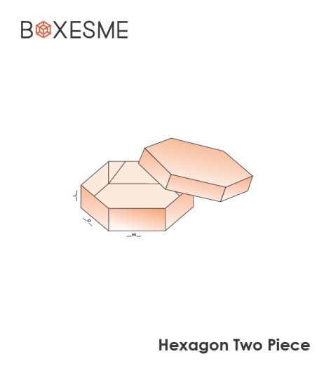 Hexagon Two Piece Boxes